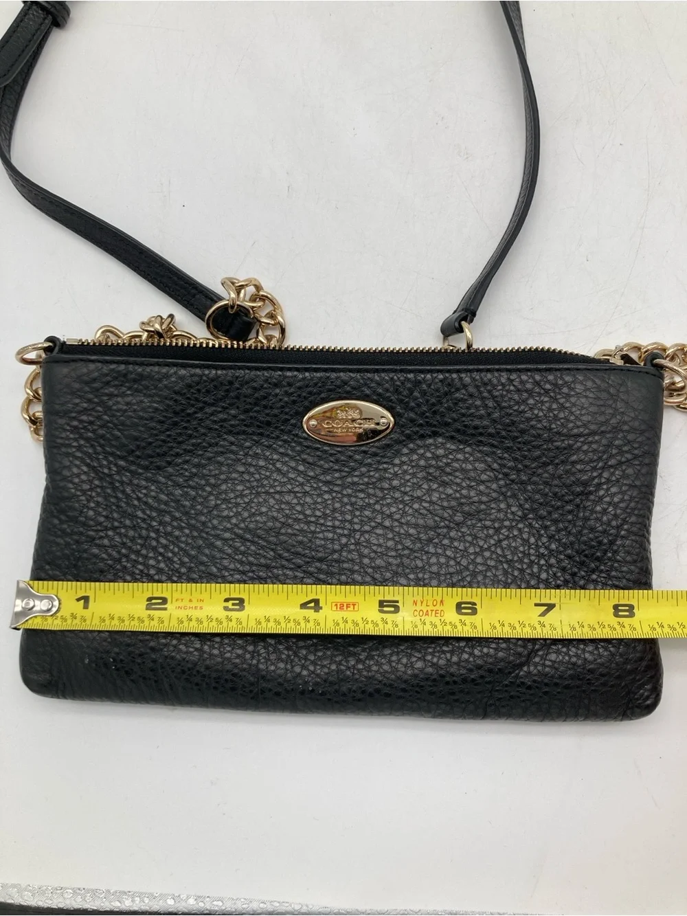 Coach Quinn Pebbled Leather Crossbody Bag